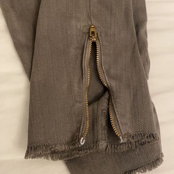 Pistola Olive Green Mossy Oak Zip Ankle Jeans Womens Size 32 - Picture 8 of 12